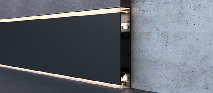 LUCEO ALÜMİNYUM LED SÜPÜRGELİK